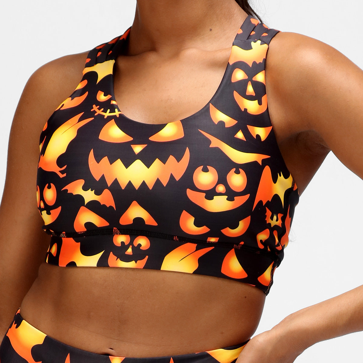 Tikiboo Spookins Cross Back Bra