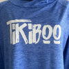 Tikiboo Surf Cowl Neck Hoodie Blue