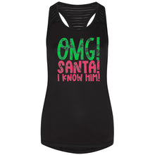  OMG Santa! Christmas Mesh Racerback Vest