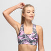 Pink Panthera Racerback Keyhole Bra