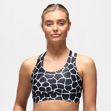  Monochrome Giraffe Cross Back Bra