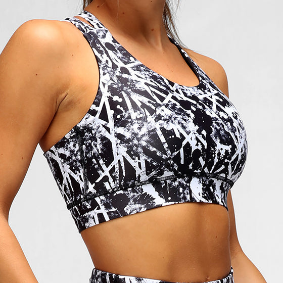 Mono Scratch Cross Back Bra
