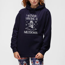  Melting Snowman Christmas Hoodie