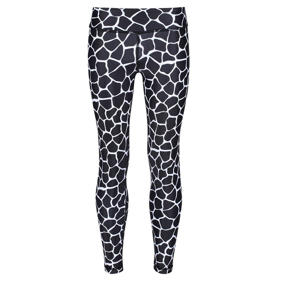 Monochrome Giraffe Kids Leggings