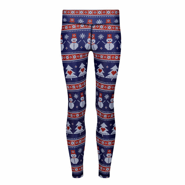Knitted christmas leggings shop