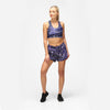 Tikiboo Europe Blue Crackle Loose Fit Workout Shorts