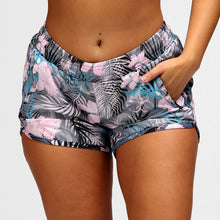  Grey Palm Loose Fit Workout Shorts