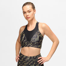  Golden Croc Mesh Bra