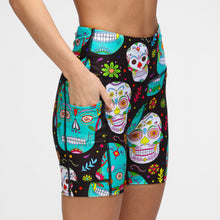  Minty Skulls Running Shorts