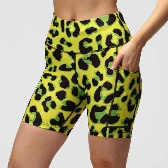 Toxic Lime Running Shorts