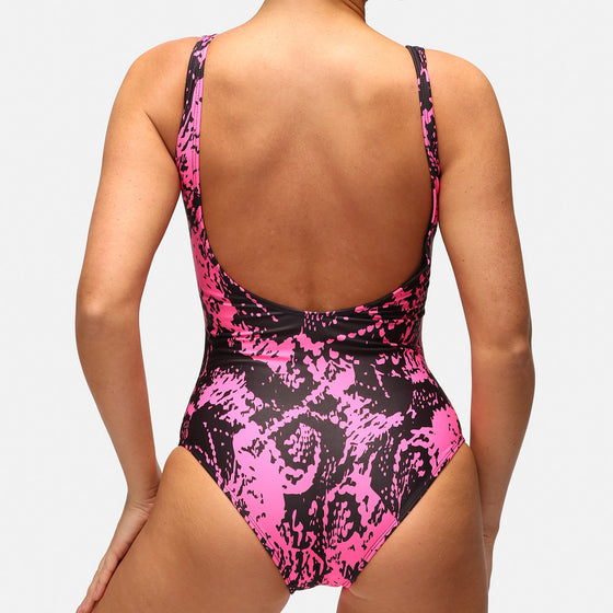 Pink Python Standard Swimsuit