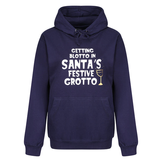 Navy Blotto in the Grotto Hoodie