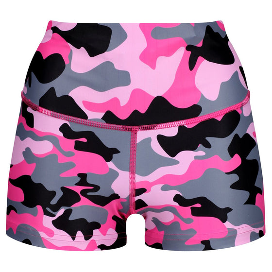 Strawberry Sundae Camo TikiBooty Shorts