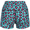 Minty Leopard TikiBooty Shorts