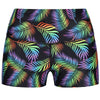 Tikiboo Neon Palm TikiBooty Shorts - Front Product View