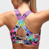 Liquid Marble Cross Back Bra
