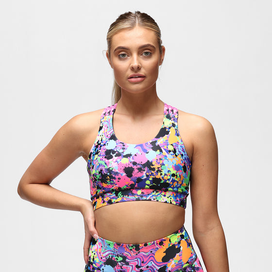 Tikiboo Liquid Marble Cross Back Bra Tikiboo Outlet