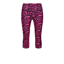  Neon Pink Maze Capri