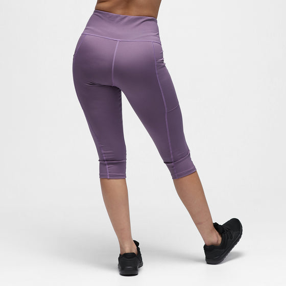 Lavender Diamond Luxe Capri With Pockets
