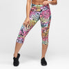 Rainbow Ripple Capri With Pockets