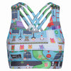 Tikiboo Santas Workshop Cross Back Bra - Front Product View