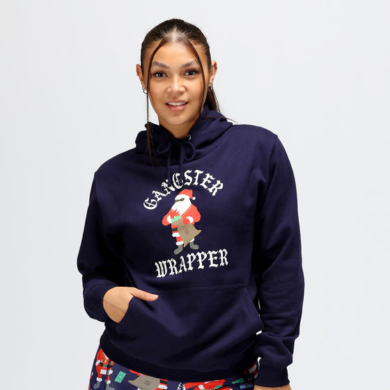 Gangster Wrapper Navy Hoodie