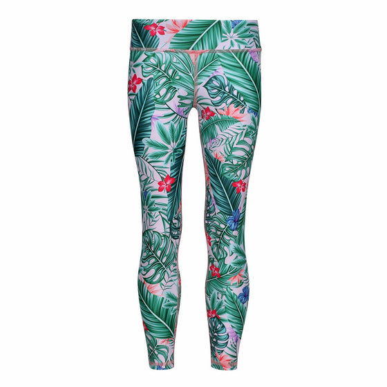 Tikiboo Tropical Botanics Kids Leggings - Front Product View