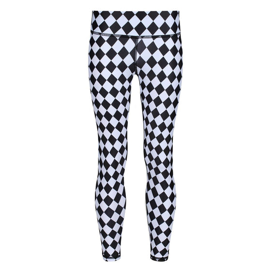 Tikiboo Checkmate Kids Leggings - Front Product View