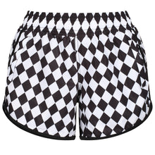 Tikiboo Checkmate Loose Fit Workout Shorts - Front Product View
