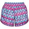 Tikiboo Mermazing Loose Fit Workout Shorts - Front Product View