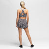 Monochrome Ripple Loose Fit Workout Shorts