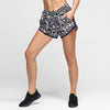 Monochrome Ripple Loose Fit Workout Shorts