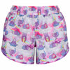 Tikiboo Mystical Sloths Loose Fit Workout Shorts - Front Product View