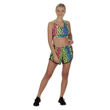  Neon Leopard Loose Fit Workout Shorts