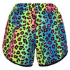 Neon Leopard Loose Fit Workout Shorts