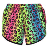 Neon Leopard Loose Fit Workout Shorts