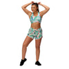 Tikiboo Tropical Botanics Loose Fit Workout Pants - Front Model View