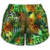 Jungle Patchwork Loose Fit Workout Shorts