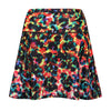 Green Brushed Leopard Skort