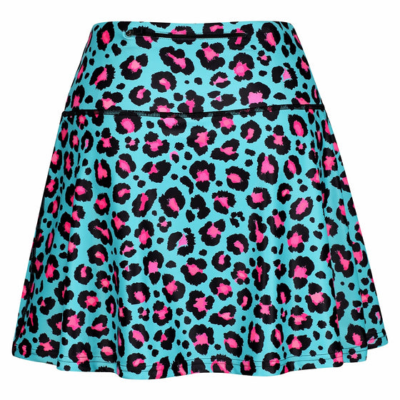 Minty Leopard Skort