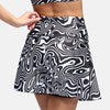 Monochrome Ripple Skort