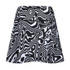 Monochrome Ripple Skort