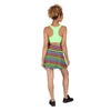 Neon Stripes Skort