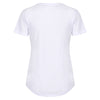 Tikiboo White Run It Out Tech Tee Shirt - Back Product View