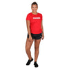 Tikiboo Red Speed Technical Tee Shirt - Front Model View