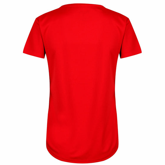 Tikiboo Red Speed Tech Tee Shirt - Back Product View