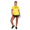 Tikiboo Yellow Speed Technical Tee Shirt - Front Model View