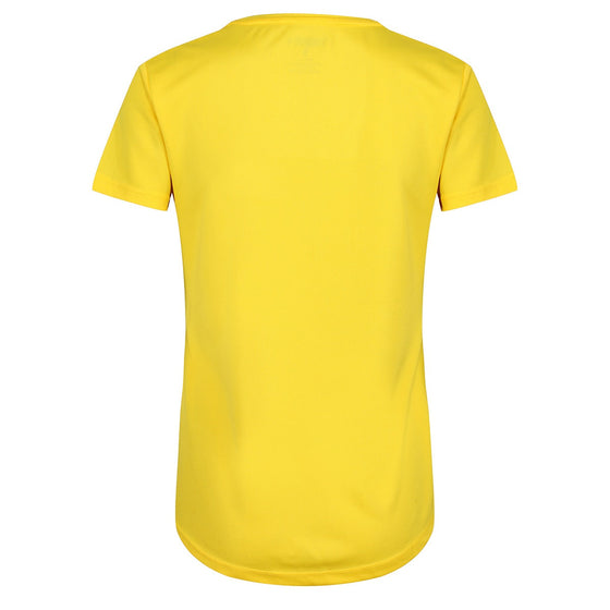 Tikiboo Yellow Speed Tech Tee Shirt - Back Product View