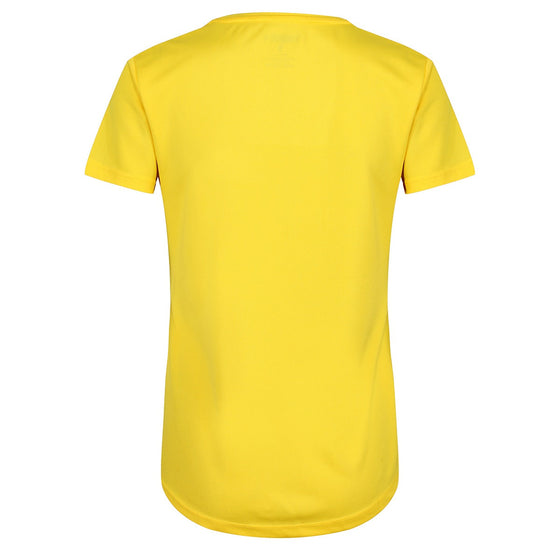 Tikiboo Yellow Speed Tech Tee Shirt - Back Product View