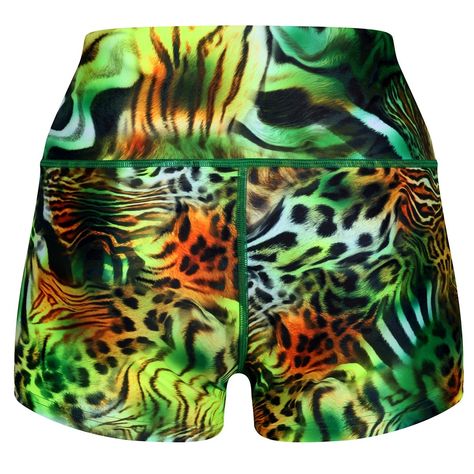 Jungle Patchwork TikiBooty Shorts